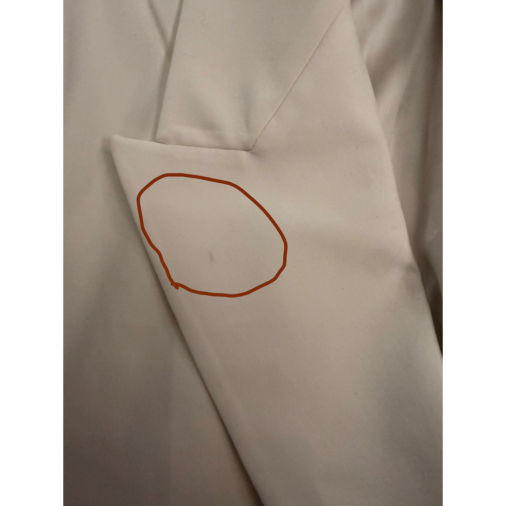 Naked Wardrobe Blazer Women's M White Double Breasted Tuxedo NWT - Picture 10 of 10